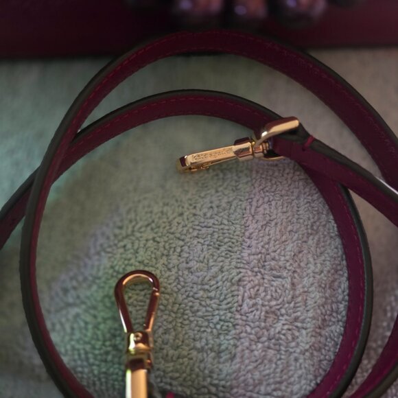 Kate Spade New York Madison Faux Pearl Medium Convertible Crossbody bag. - Picture 9 of 10